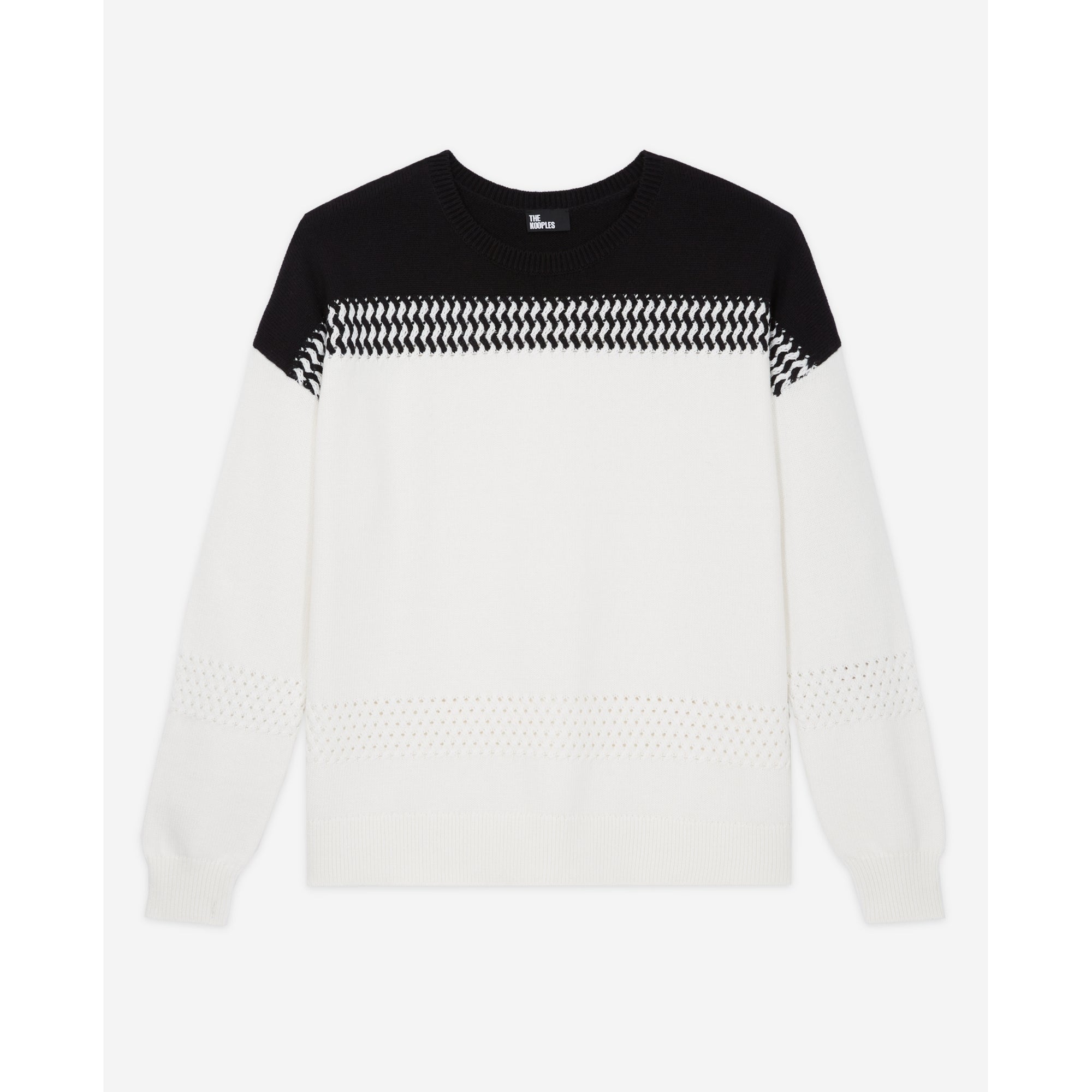 Two-Tone Jumper | Women | White x Black