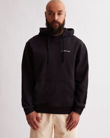 Mens | Ditch Script Embroidered Hoodie | Black