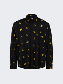 Men | VETEMENTS | Currency Fluid Jersey Shirt | Black