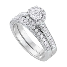 0.10 CT Round Natural Diamond | Bridal Ring | 14K White Gold | I Color | I1 Clarity