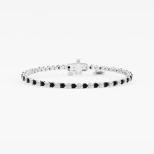 3.00 CT Round Lab-Grown Diamond | Bracelet | 925 Sterling Silver | G Color | SI Clarity