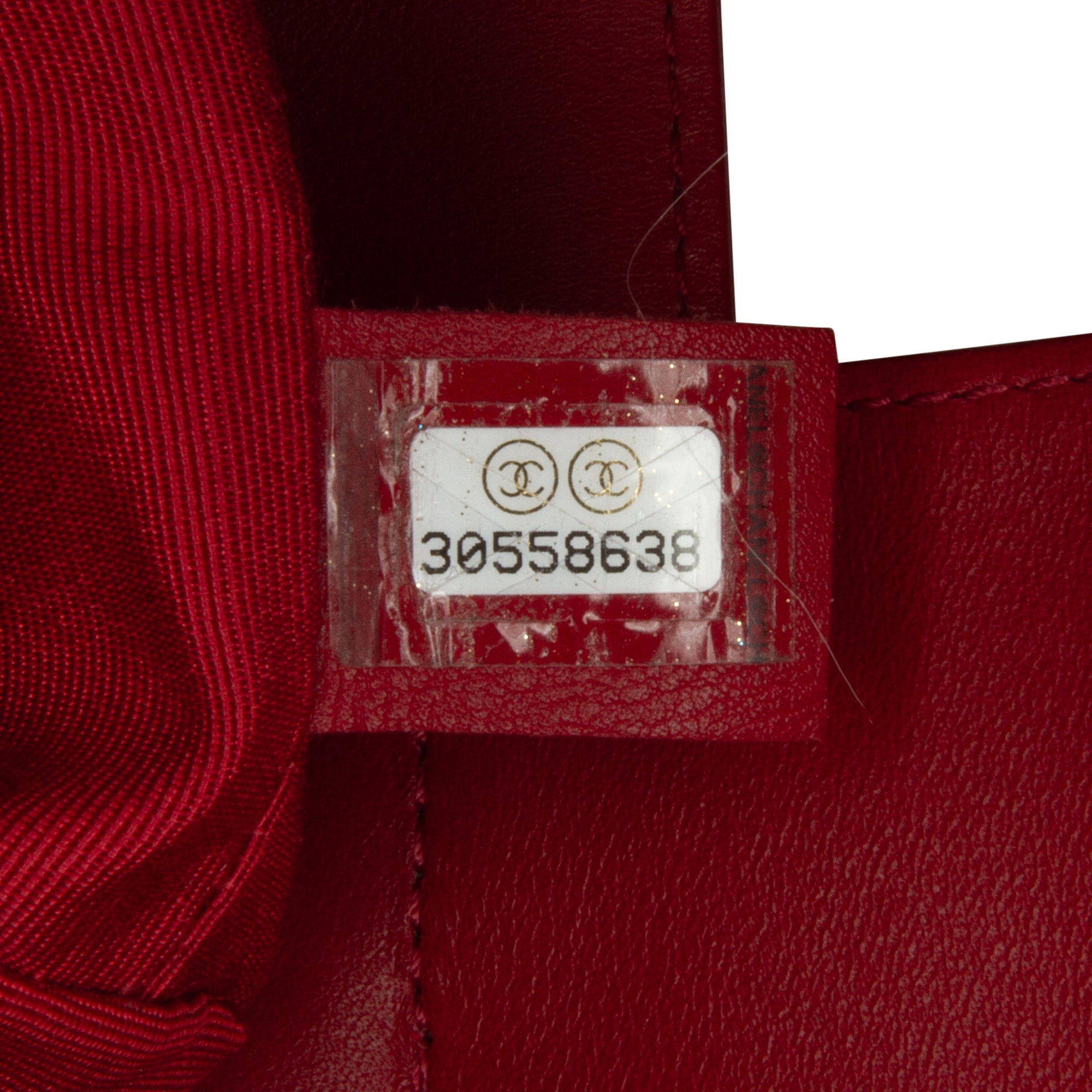Chanel | Pre-Owned Calfskin Boy Bucket Bag | Red