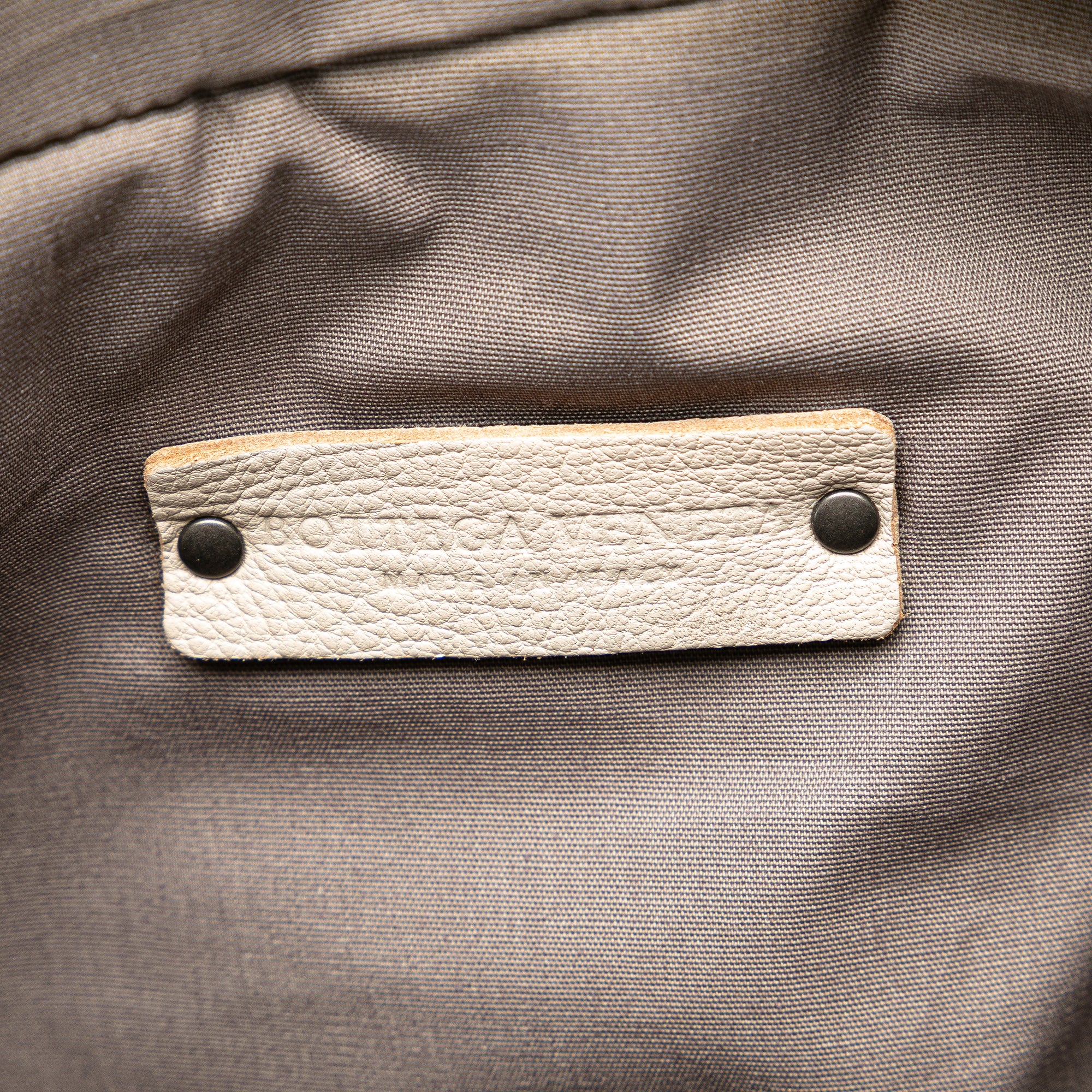 Bottega Veneta | Pre-Owned Nappa Intrecciato Handbag | Brown/Light Beige