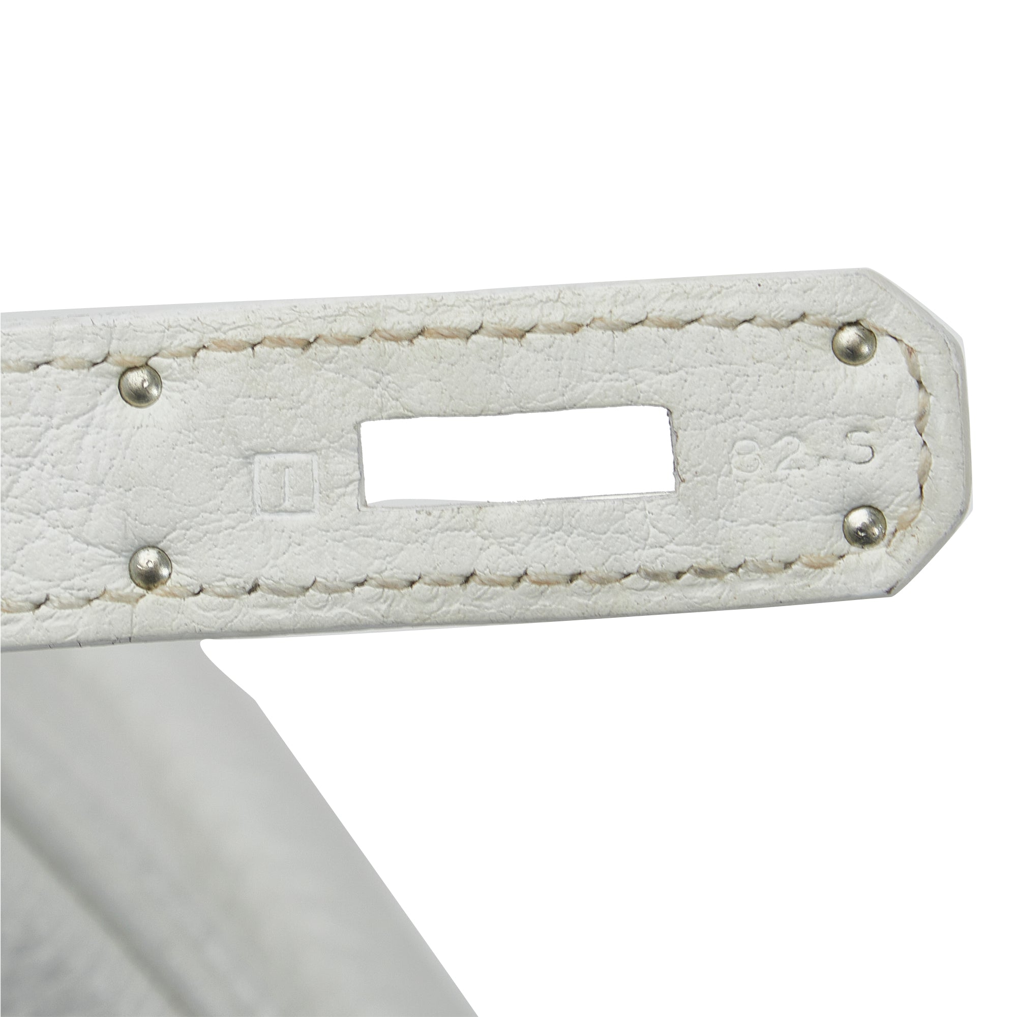 Hermes | Pre-Owned Clemence Birkin 30 | White