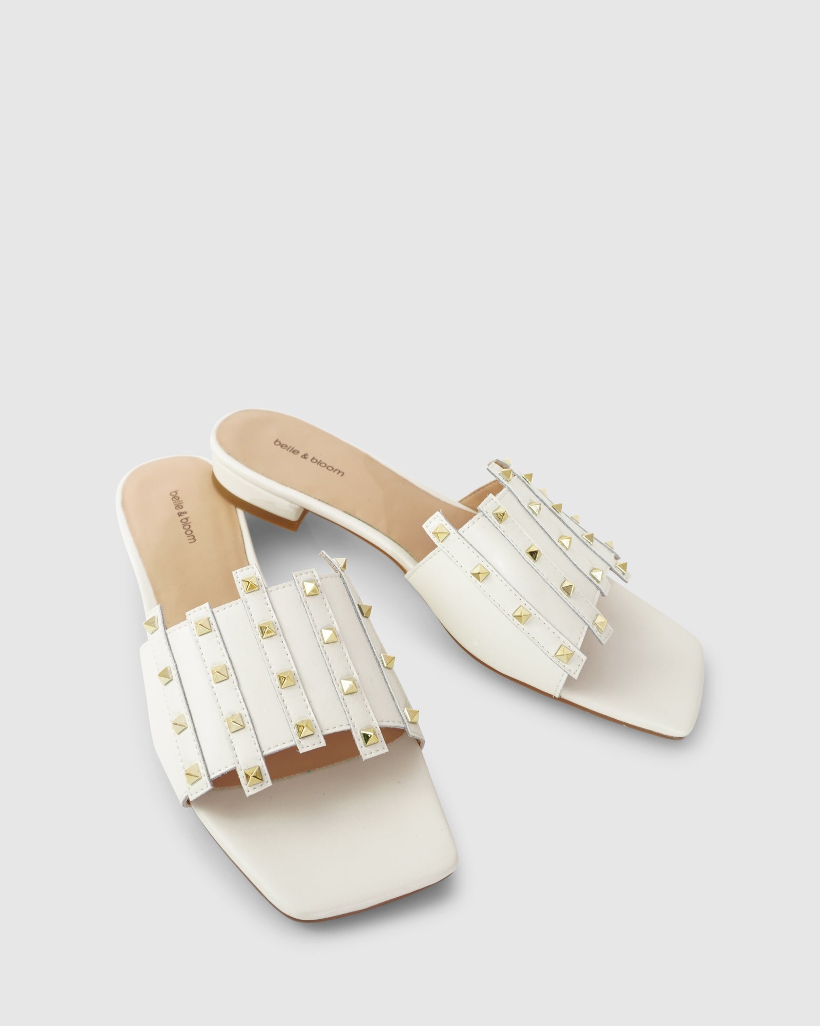 Women | Until We Meet Stud Slide | Cream