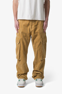Ultra Baggy Corduroy Cargo Pants | Khaki