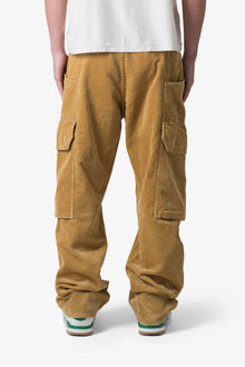 Ultra Baggy Corduroy Cargo Pants | Khaki