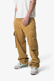 Ultra Baggy Corduroy Cargo Pants | Khaki