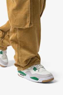 Ultra Baggy Corduroy Cargo Pants | Khaki