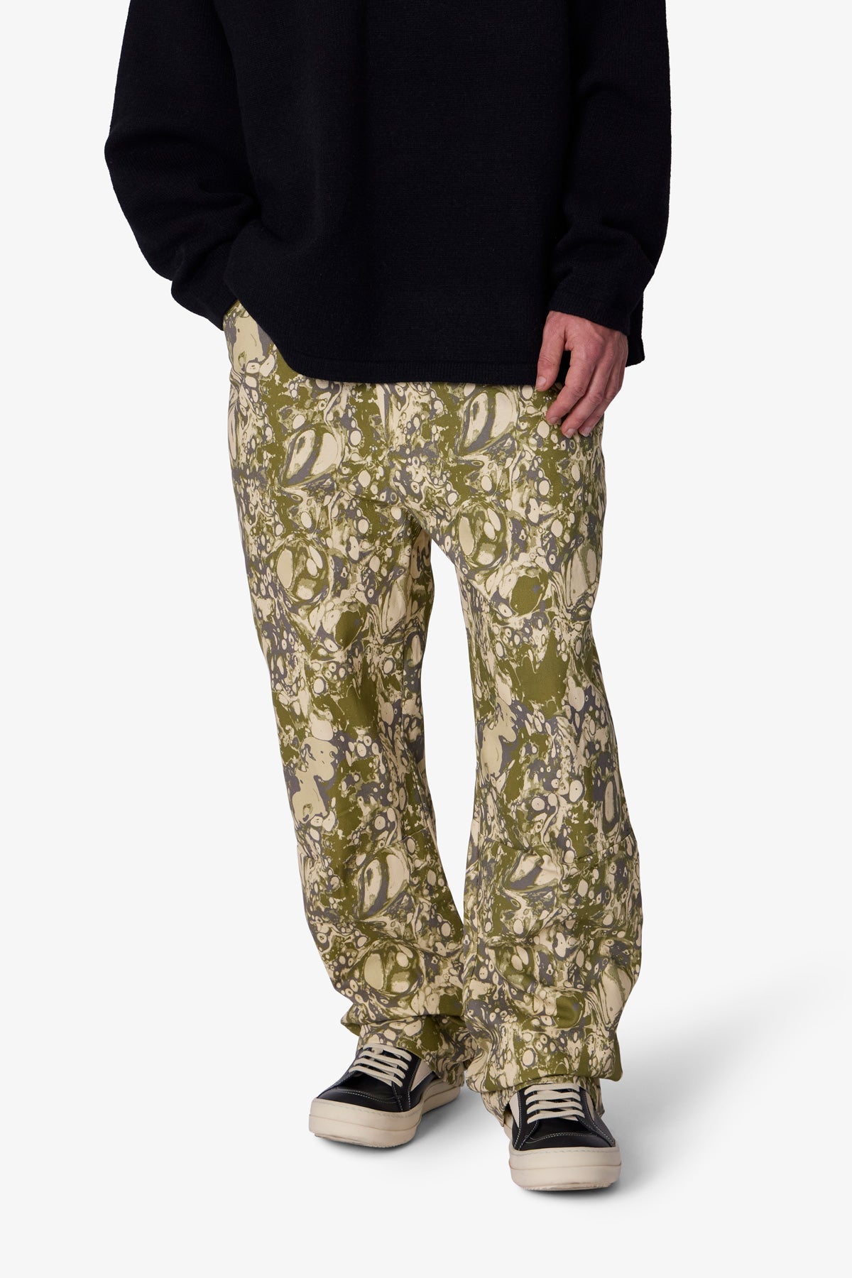 Ultra Baggy Welted Pocket Denim | Olive