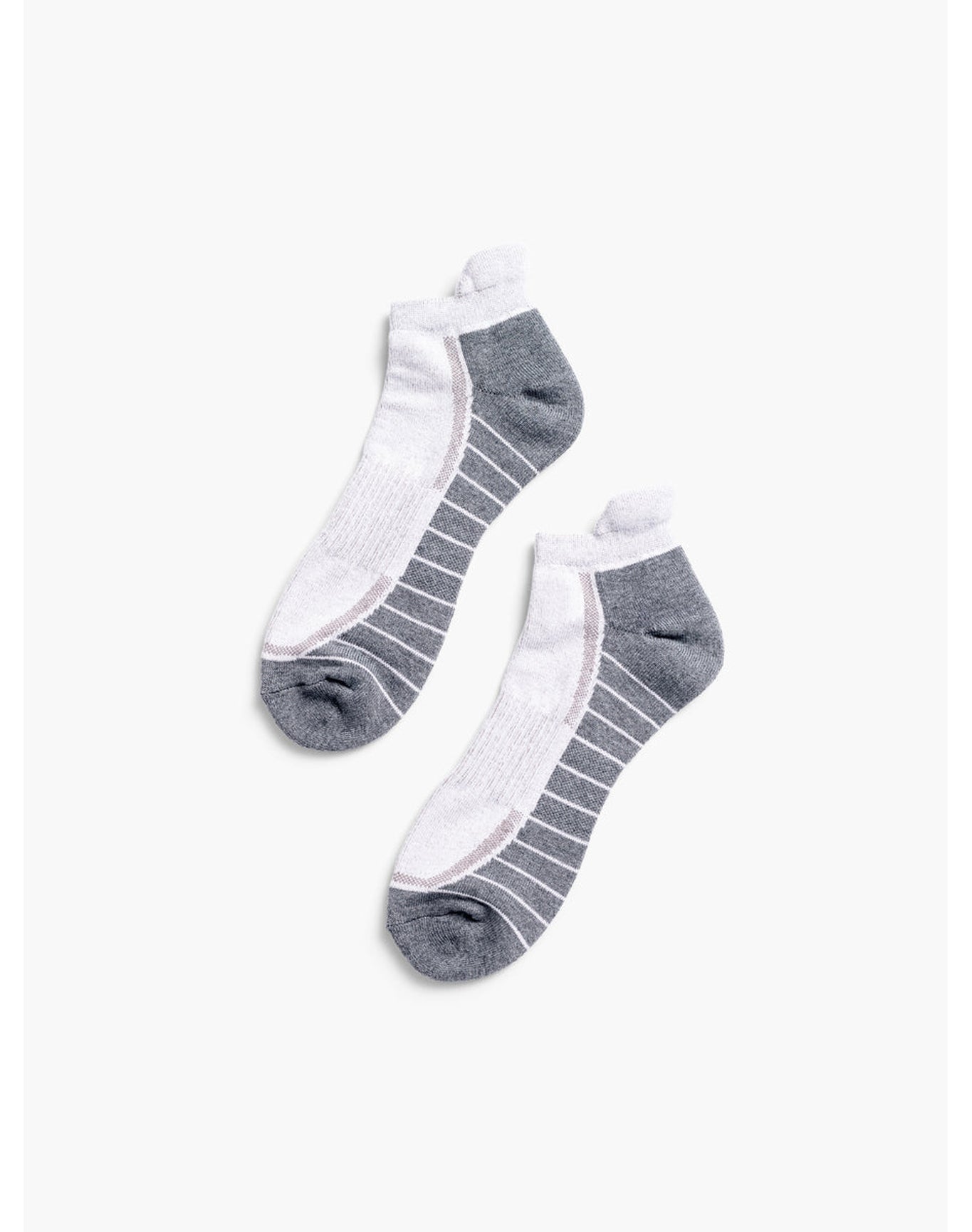 Unisex | Atlas Ankle Sock | White x Charcoal