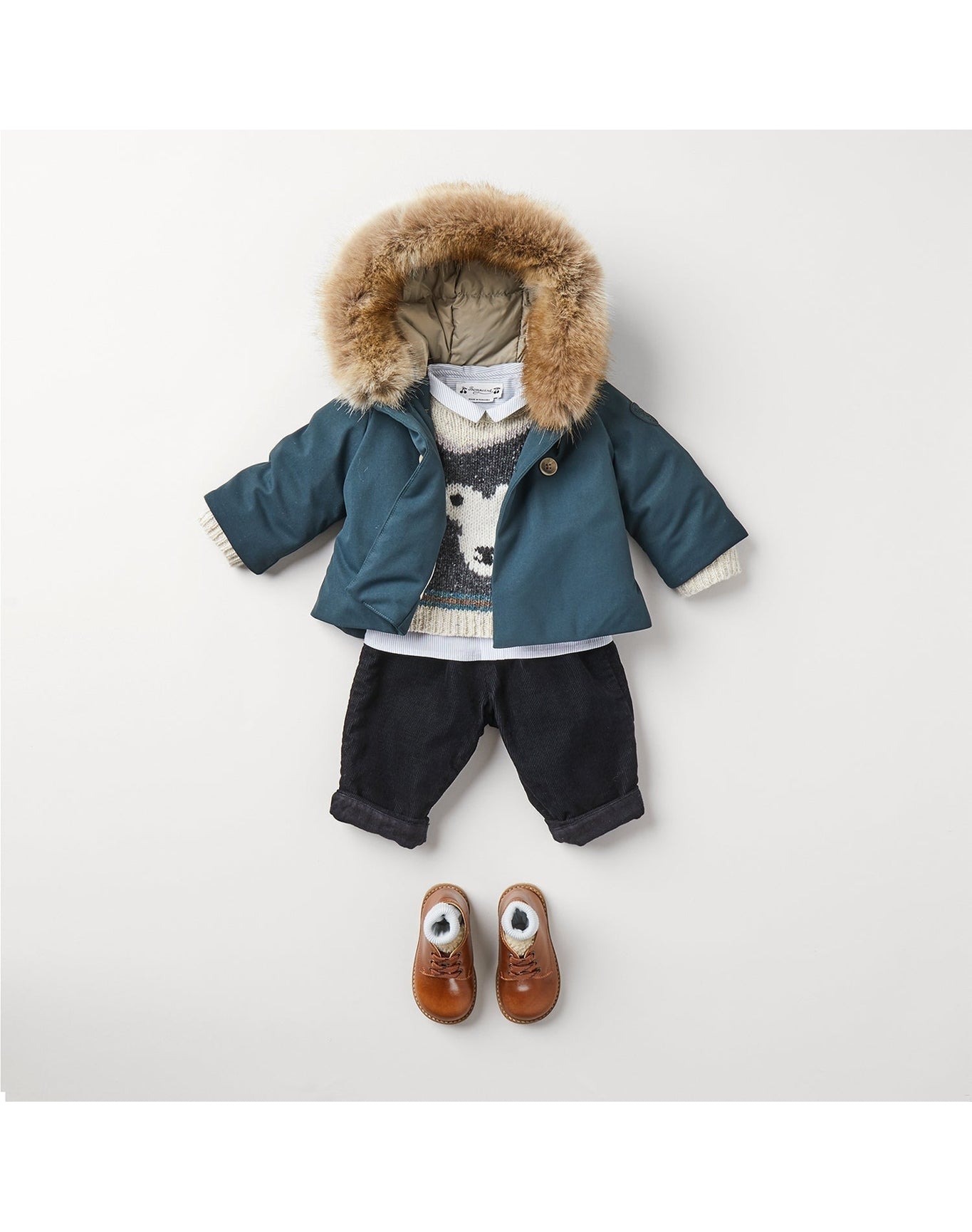 Unisex | Bastine Parka | 2Y-3Y | Thunder Blue