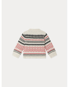 Unisex | Berthilie Sweater | 3M-12M | Heathered Gray