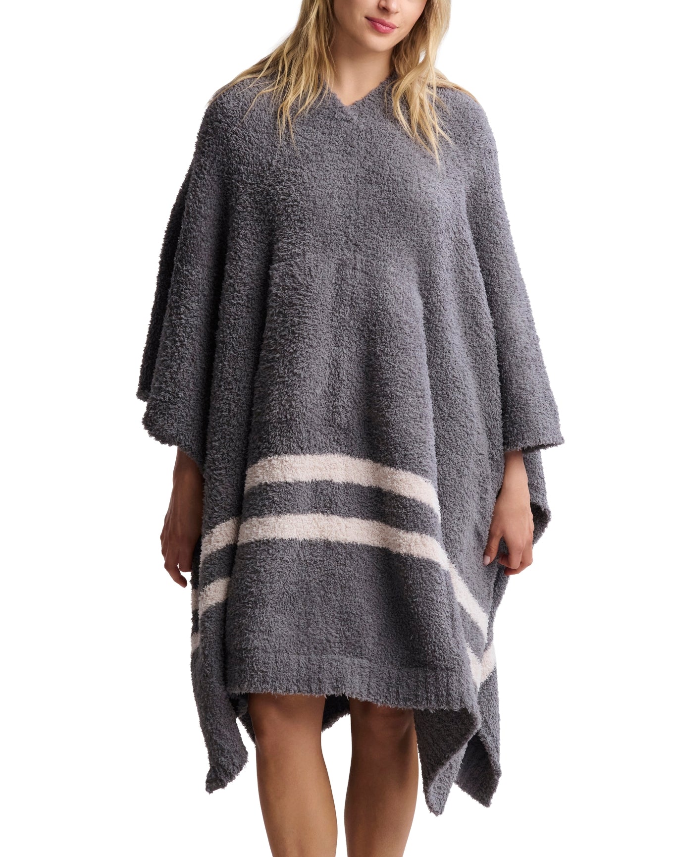 Unisex | Cozychic 3 In 1 Poncho | Graphite-Stone