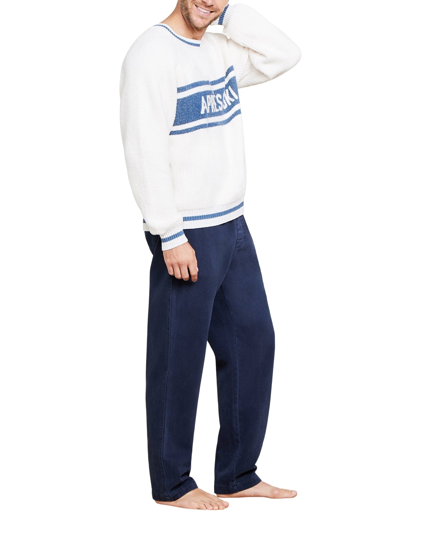 Unisex | Cozychic Cotton Apres Pullover | Cream-Lakeside