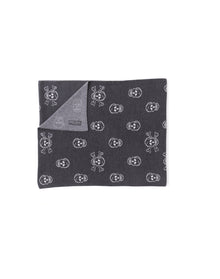 Unisex | Cozychic Ultra Lite Skull Print Scarf | Carbon-Almond