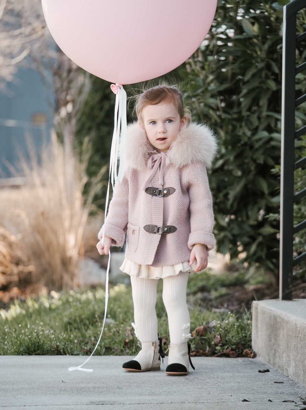 Unisex | Honeycomb Dusty Cashmere Pram Coat | Pink