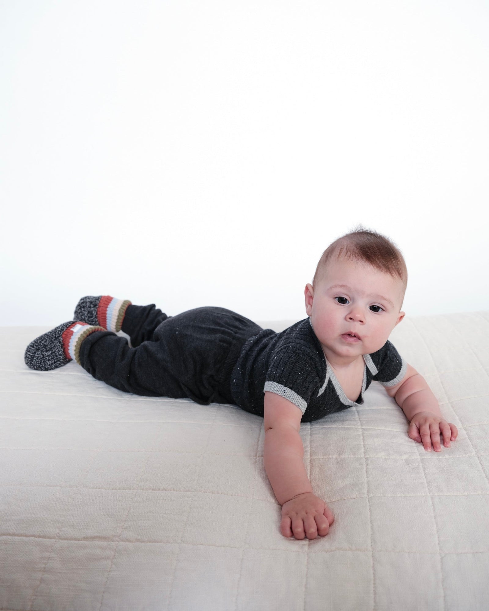 Black Melange Multicolor//