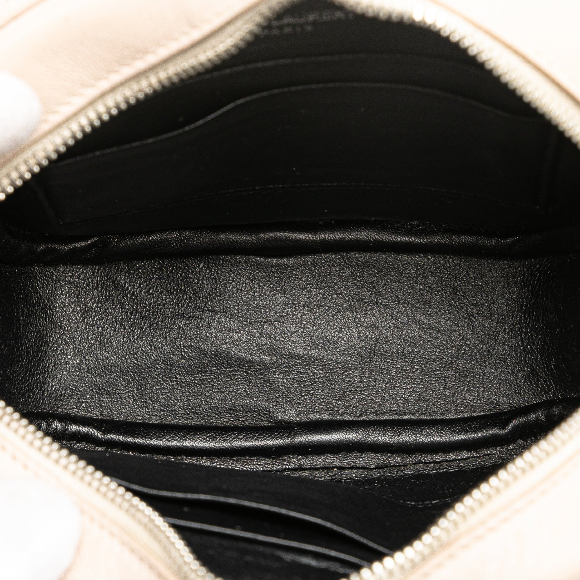 Saint Laurent | Pre-Owned Nappa Monogram Blogger Bag | Brown/Nude