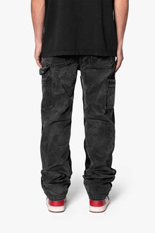 V624 Snap Off Baggy Pants | Vintage Black