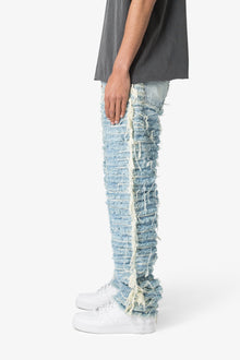 V631 Baggy Frayed Denim | Blue