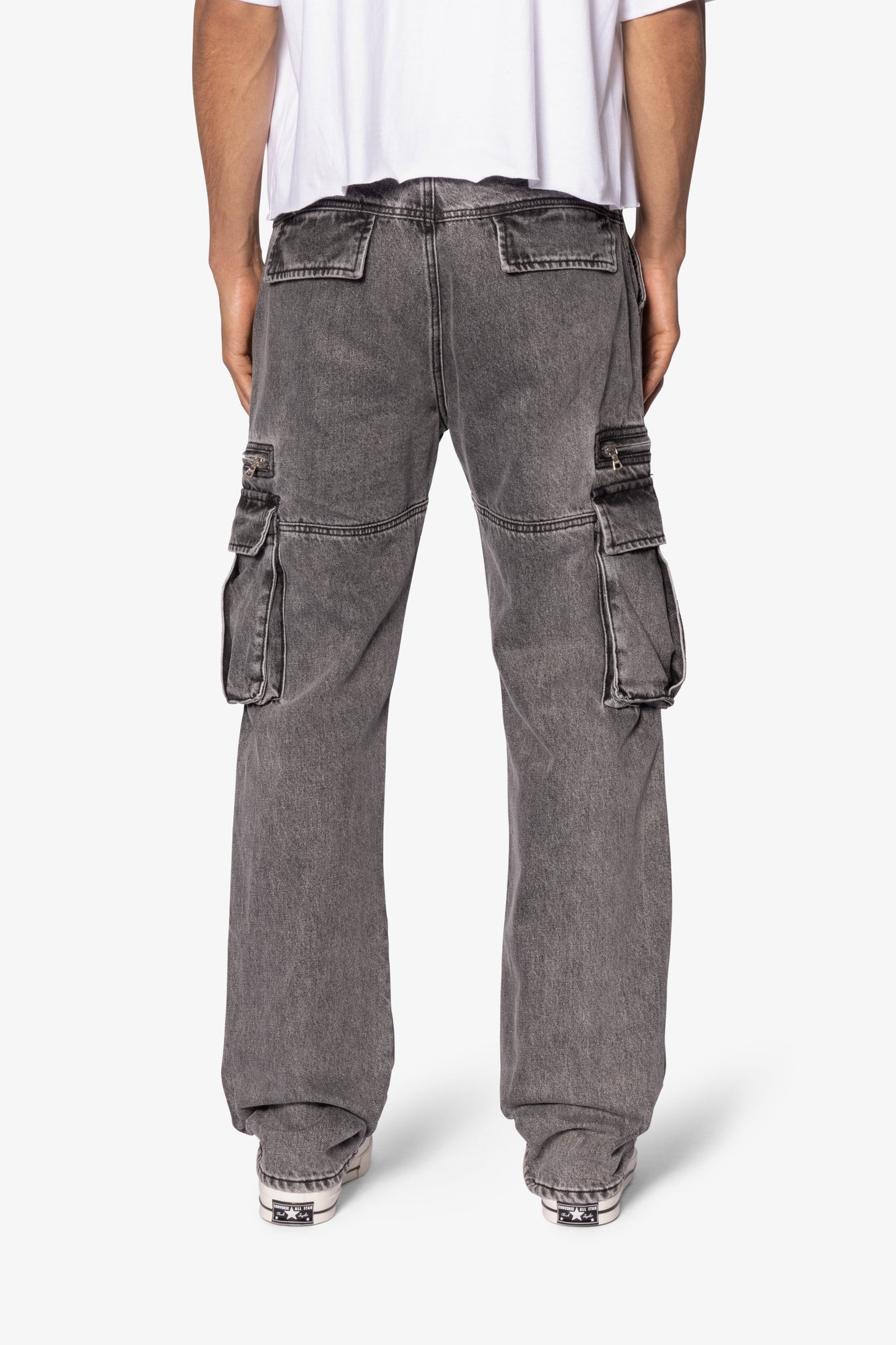 V652 Owl Grey Cargo Pants | Grey