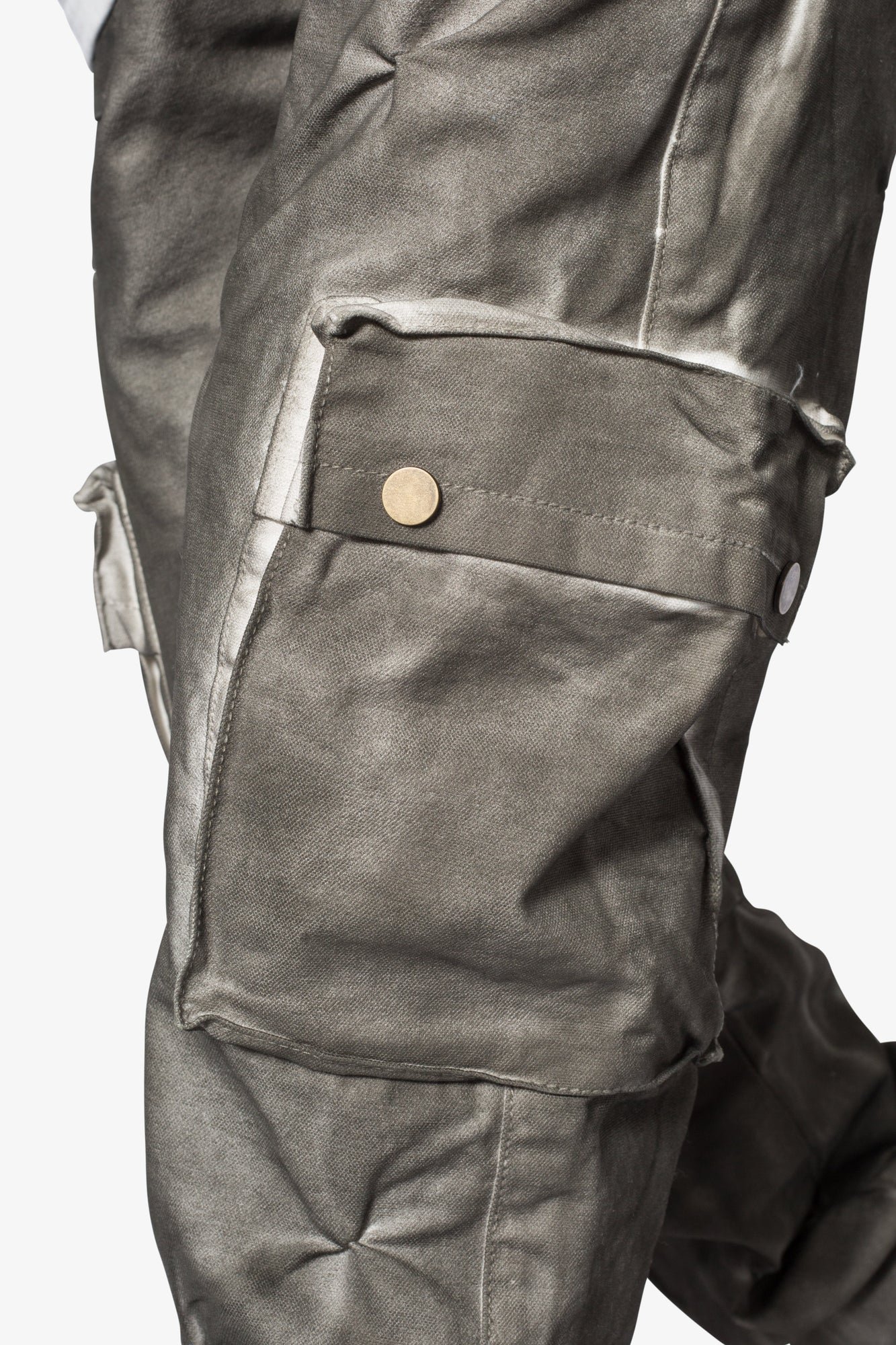 V671 Lichen Pinched Denim | Washed Olive