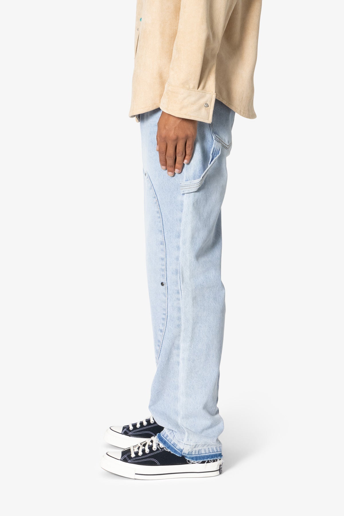 V694 Oval Double Knee Denim | Blue