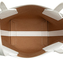 Burberry | Pre-Owned Mini House Check Canvas London Tote | Brown/Beige/White