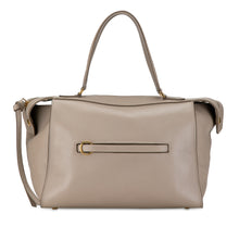 Céline Pre-Owned Small Leather Ring Handbag | Women | Brown x Taupe