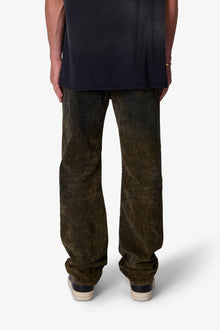 V712 SL3 Suede Pants | Olive x Black