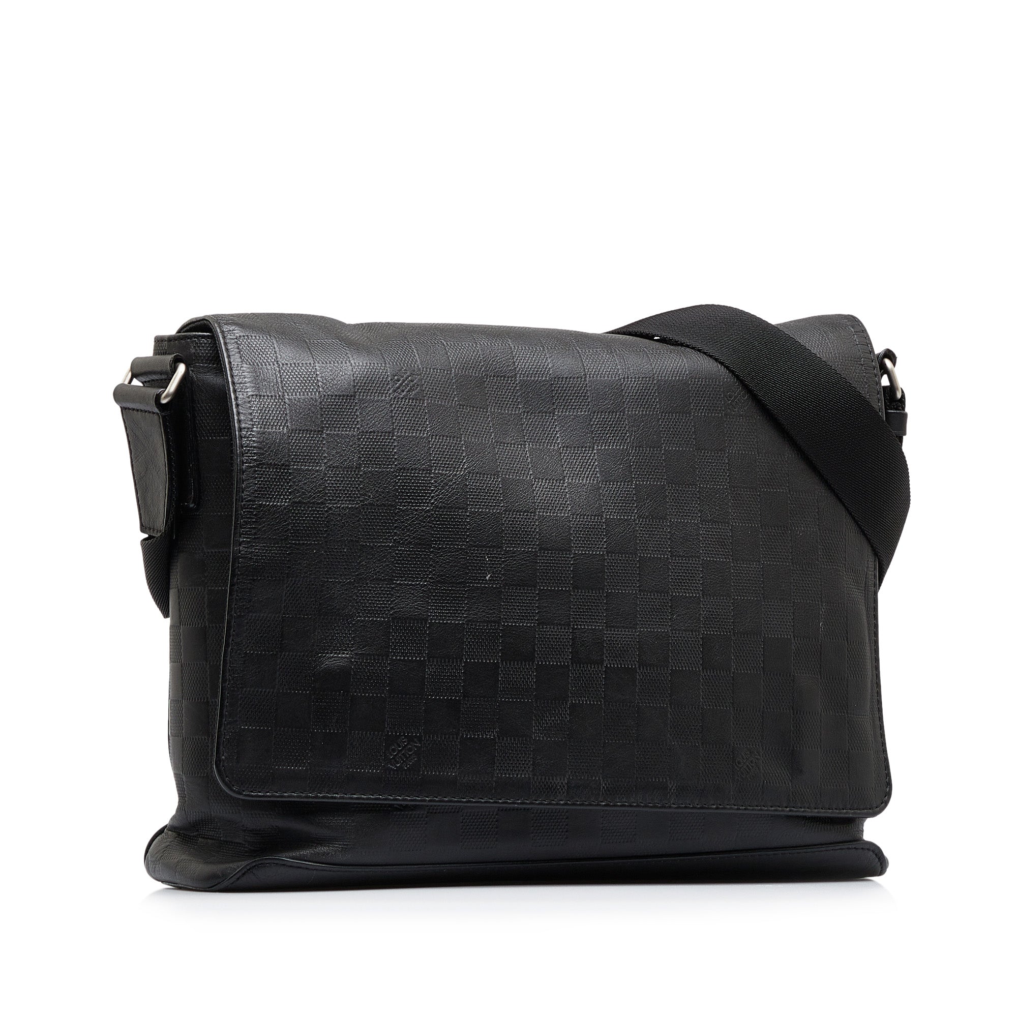 Louis Vuitton Pre-Owned Damier Infini District MM | Women | Black