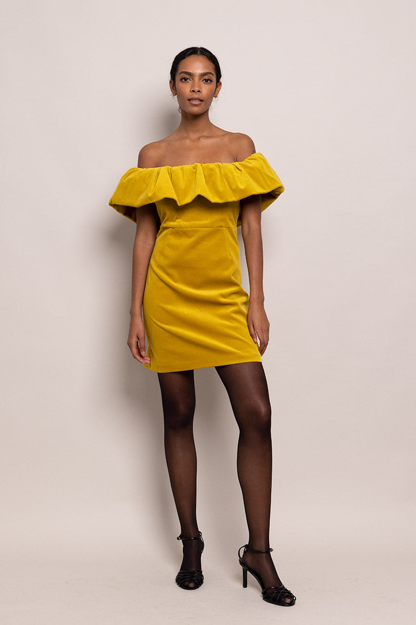 Vera Dress | Golden Yellow