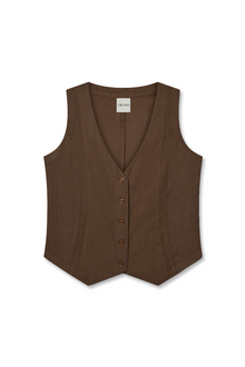 Violette Vest | Chestnut