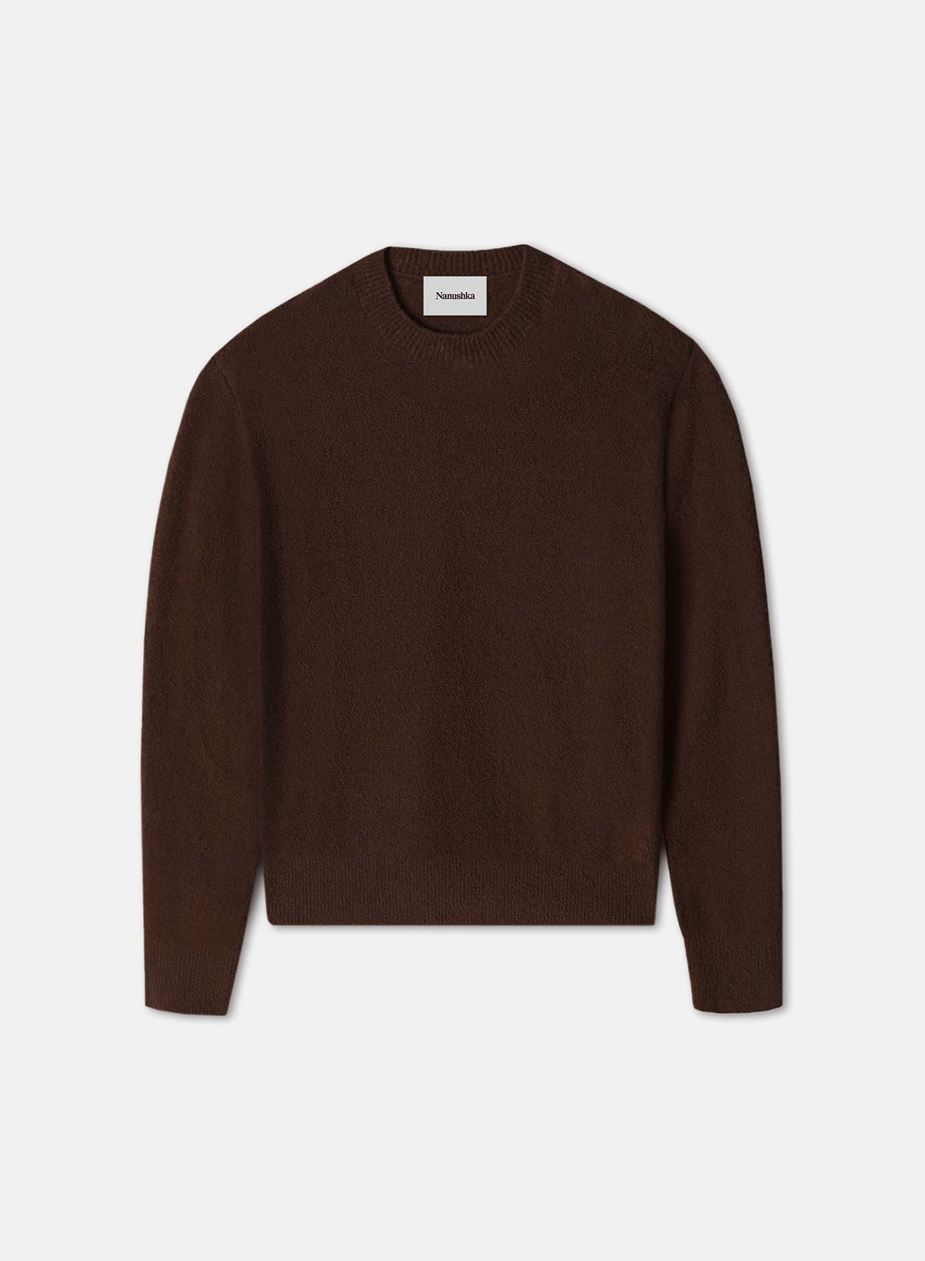 Virote Fluffy Knit Sweater | Brown