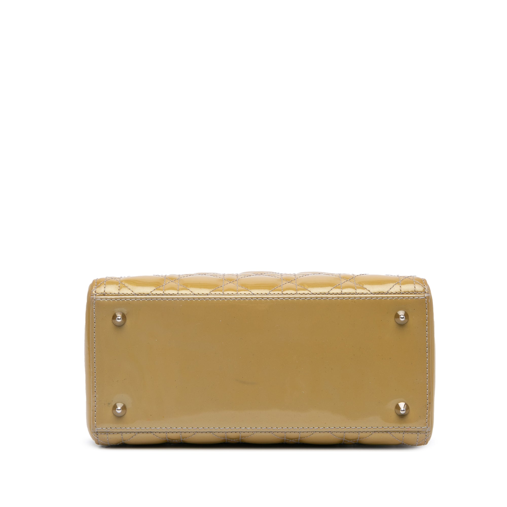 Dior | Pre-Owned Medium Patent Cannage Lady - I | Brown/Caramel