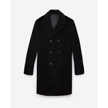 Velvet Detail Coat | Men | Black