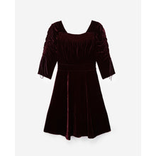 Velvet Dress | Women | Burgundy