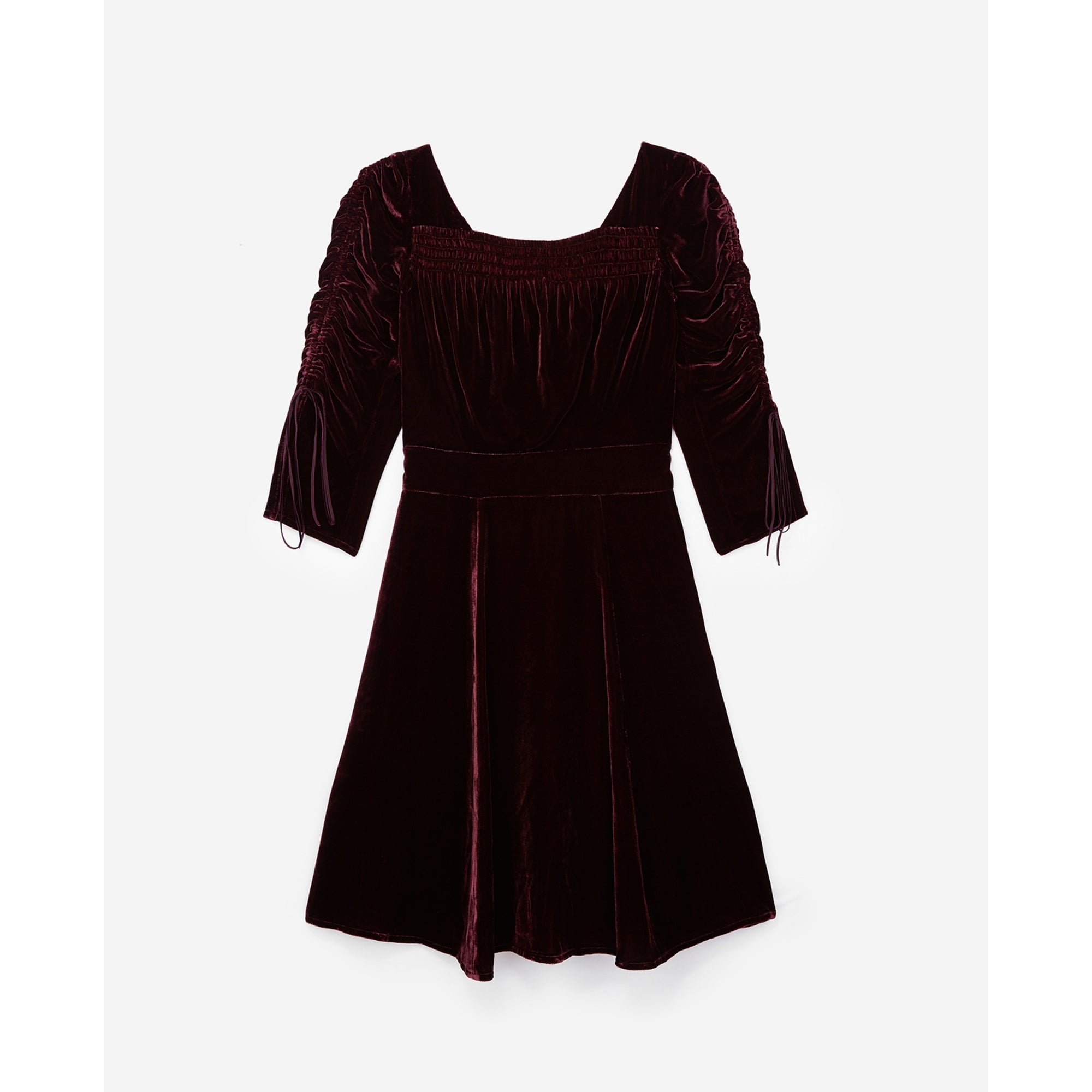 Velvet Dress | Women | Burgundy