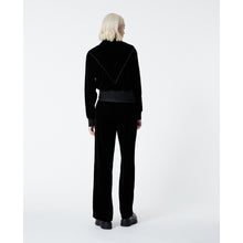 Velvet Pants With Trims | Women | Black