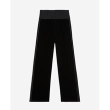 Velvet Pants With Trims | Women | Black