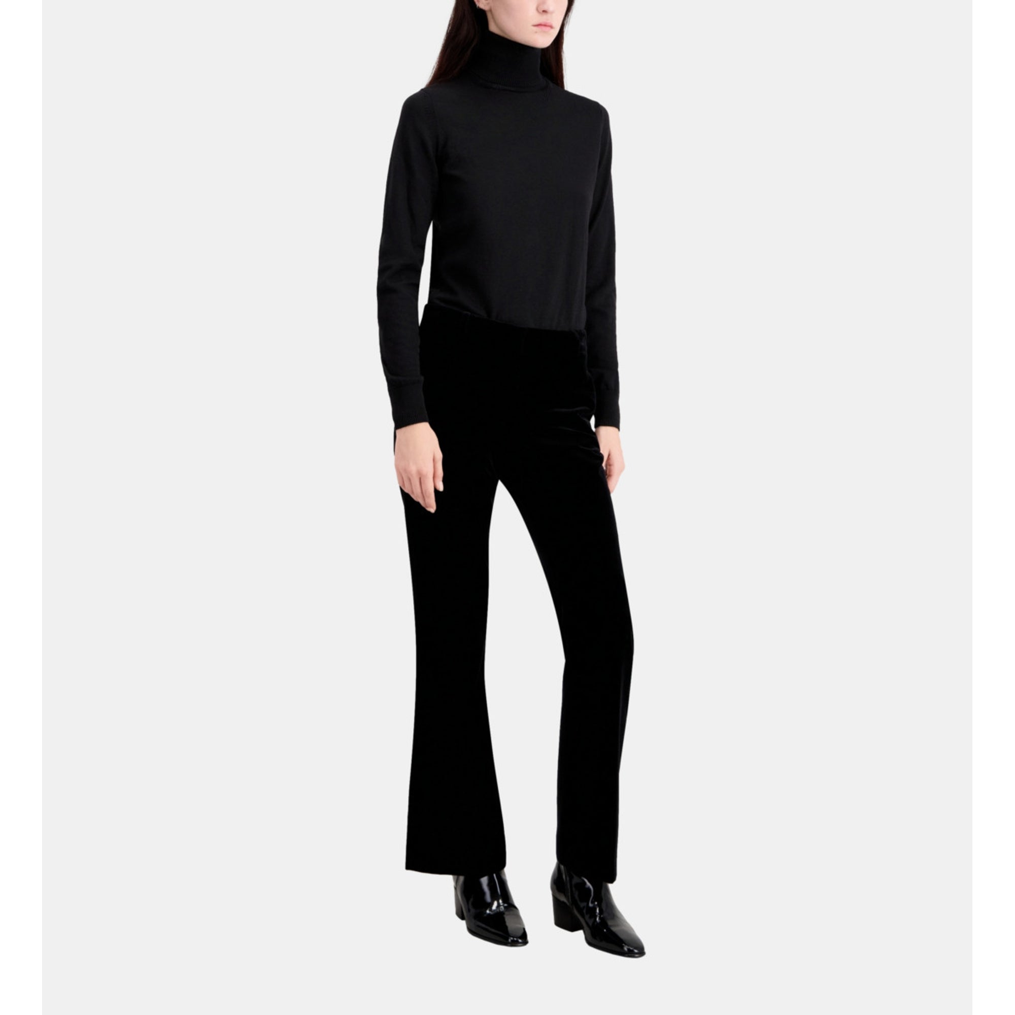 Velvet Suit Trousers | Women | Black