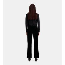 Velvet Suit Trousers | Women | Black