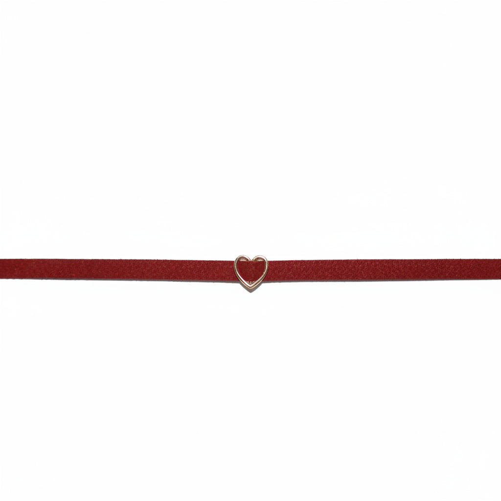 Velvet Heart Choker | Gold-Plated
