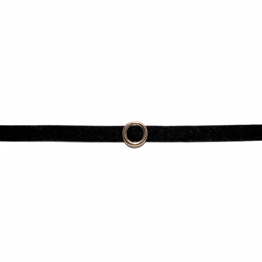 Velvet Ring Choker | Gold-Plated