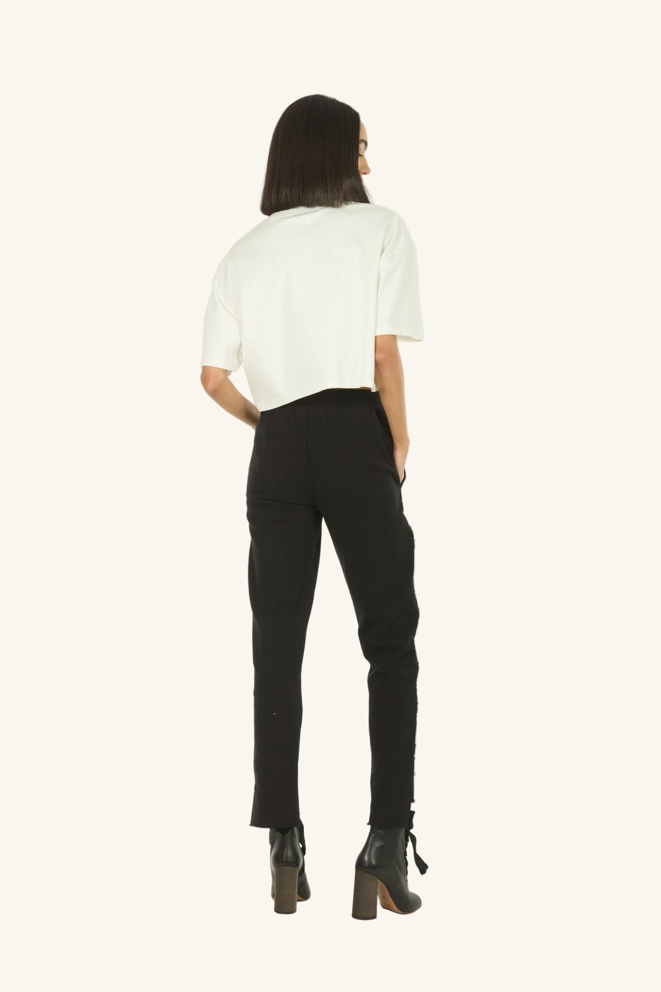 Sadye Sweatpants With Studs | Black