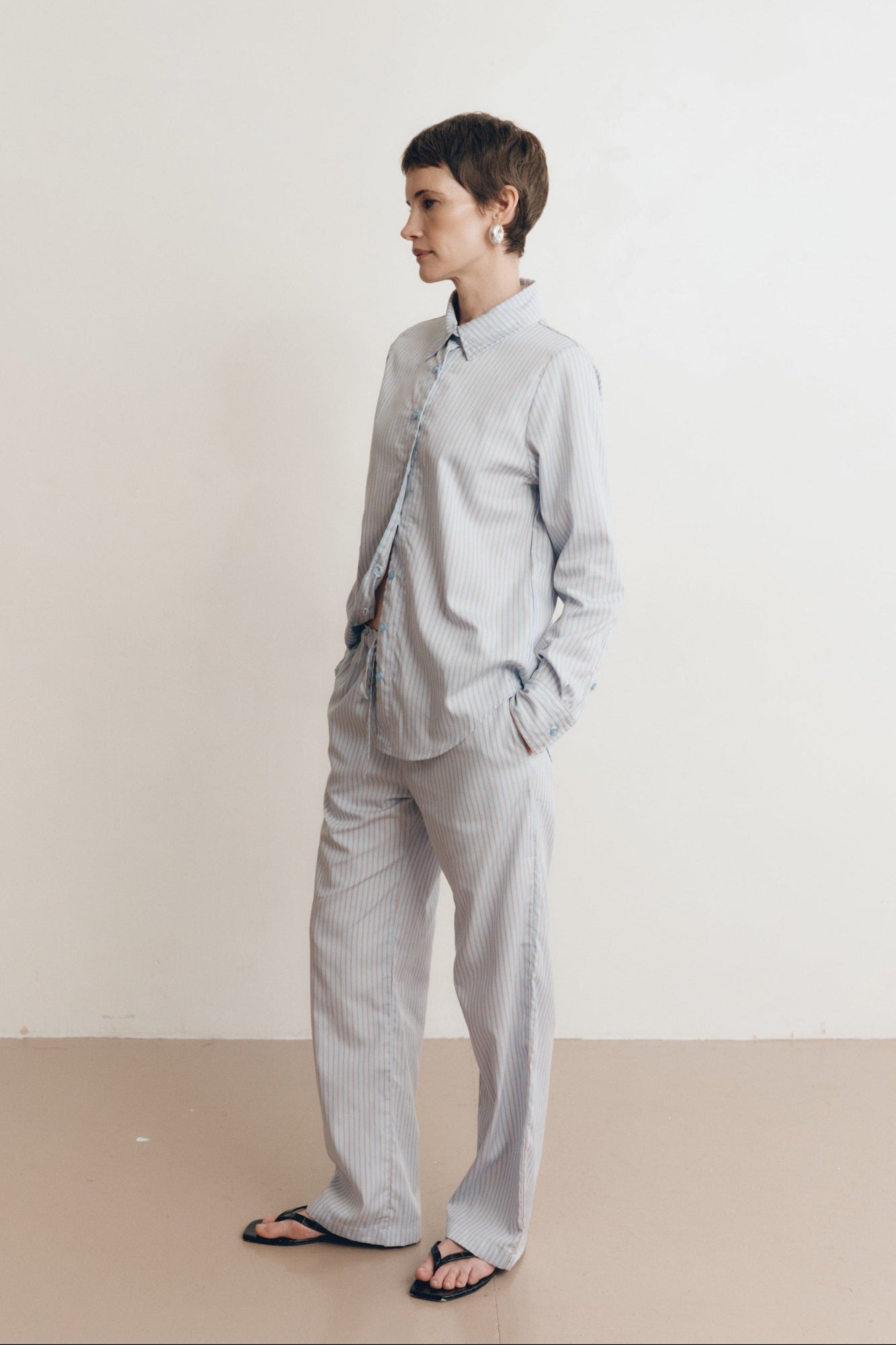 Clara Stripe Pant | Seaside-Stripe
