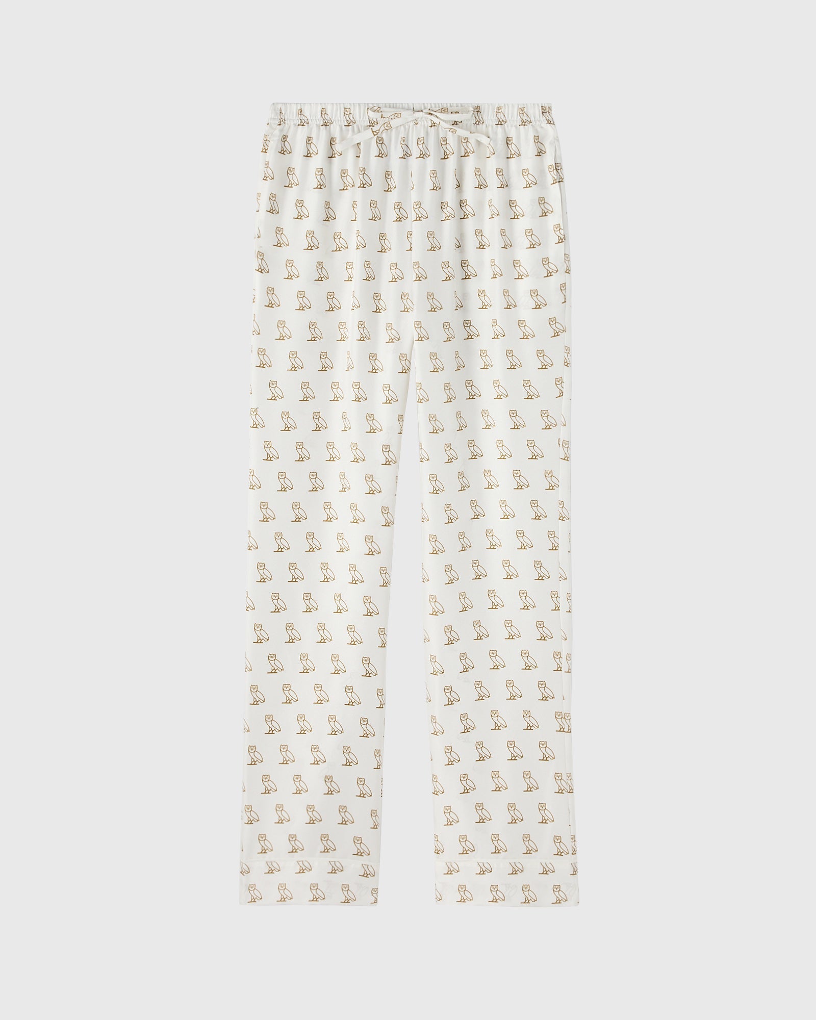 Womens | Silk Pyjama Pant | White