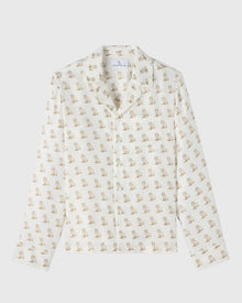 Womens | Silk Pyjama Shirt | White