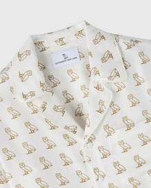 Womens | Silk Pyjama Shirt | White